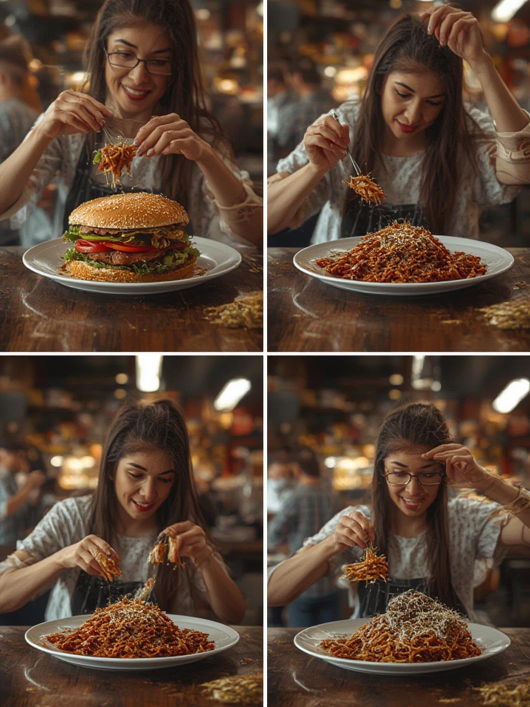 Person using a smartphone to find affordable meals