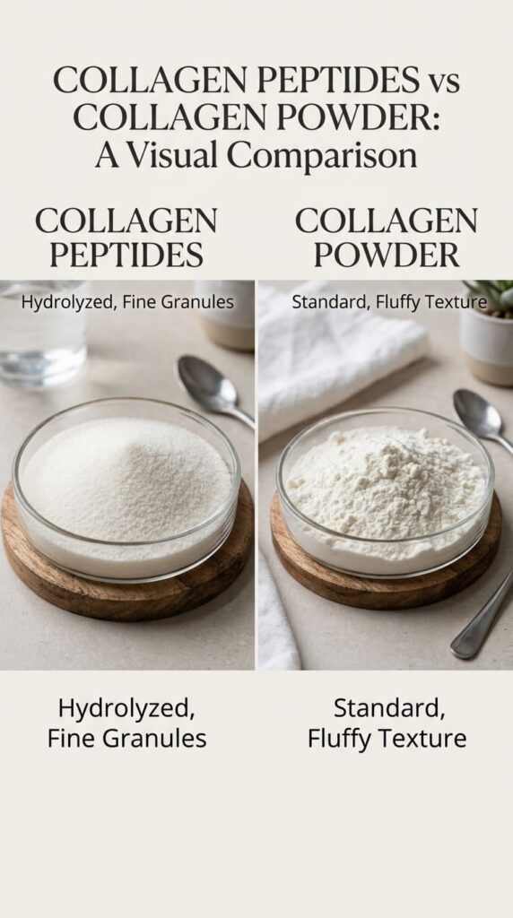 Collagen Peptides vs Powder